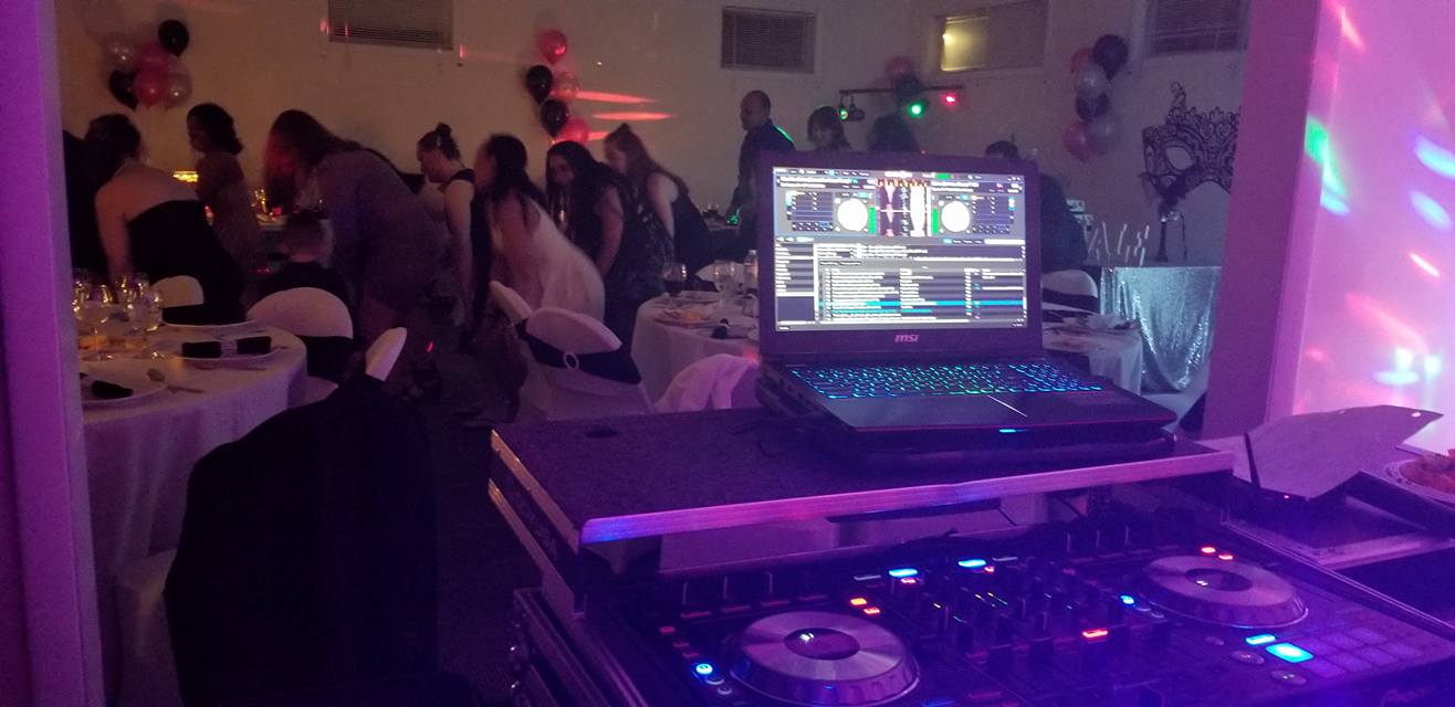 Professional DJ setup