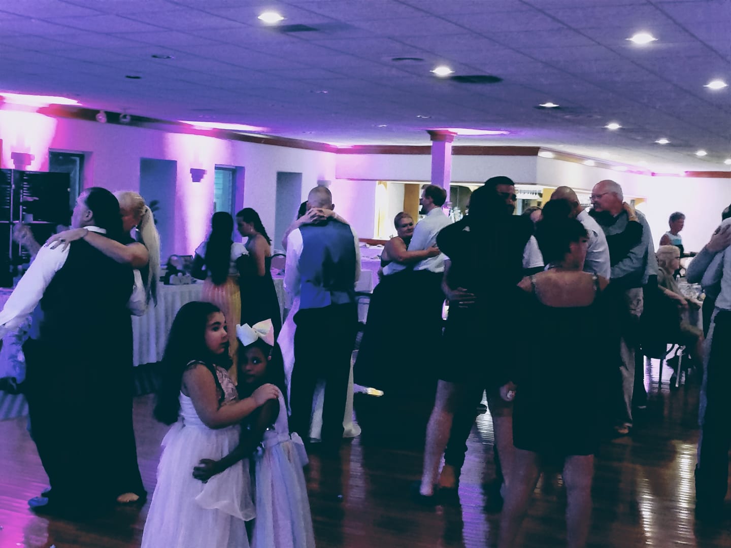 Wedding reception dance floor